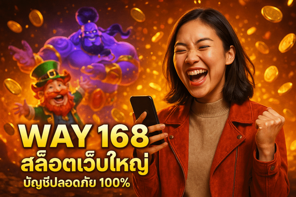 WAY 168 สล็อตเว็บใหญ่ บัญชีปลอดภัย 100%