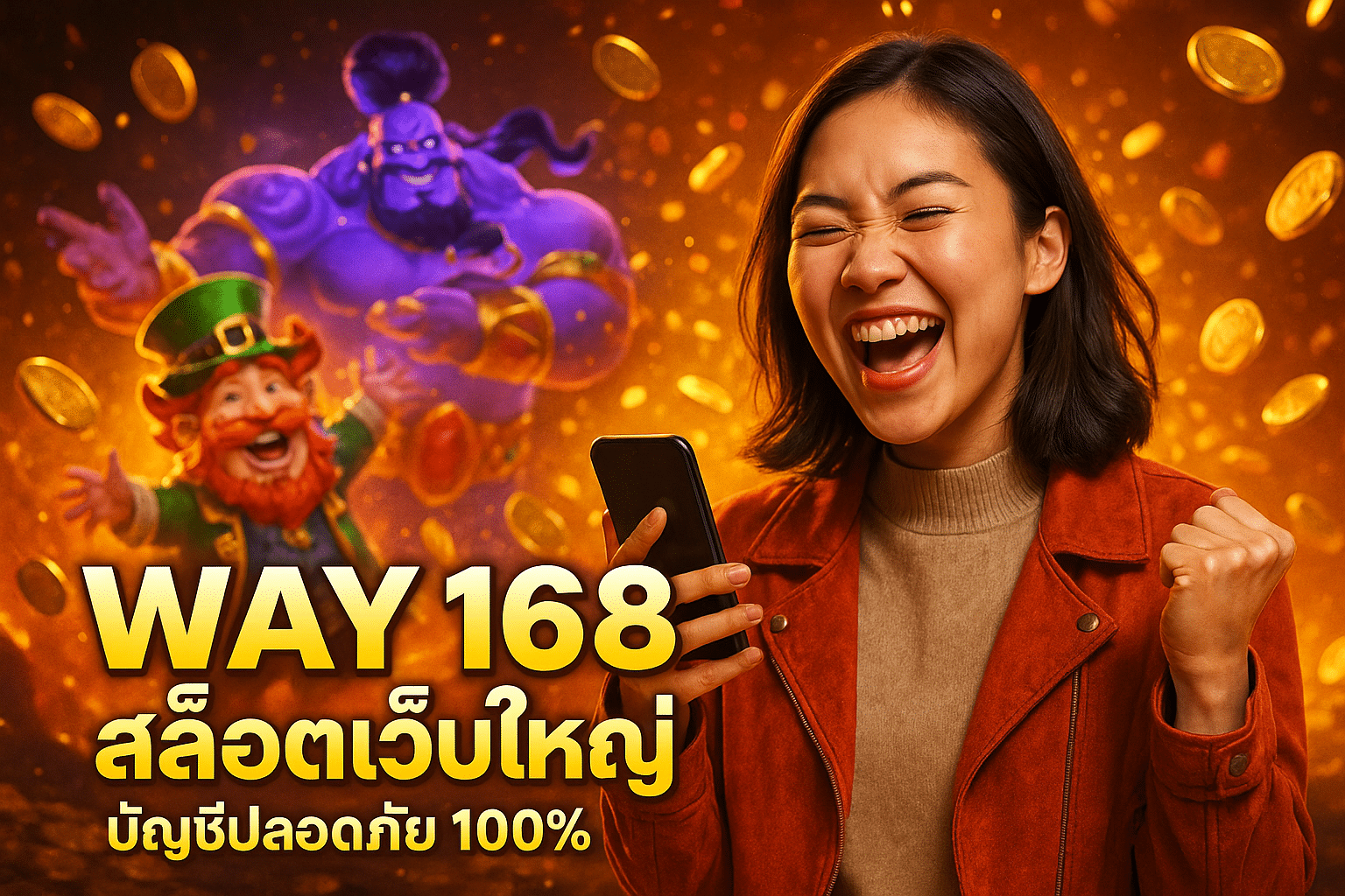 WAY 168 สล็อตเว็บใหญ่ บัญชีปลอดภัย 100%