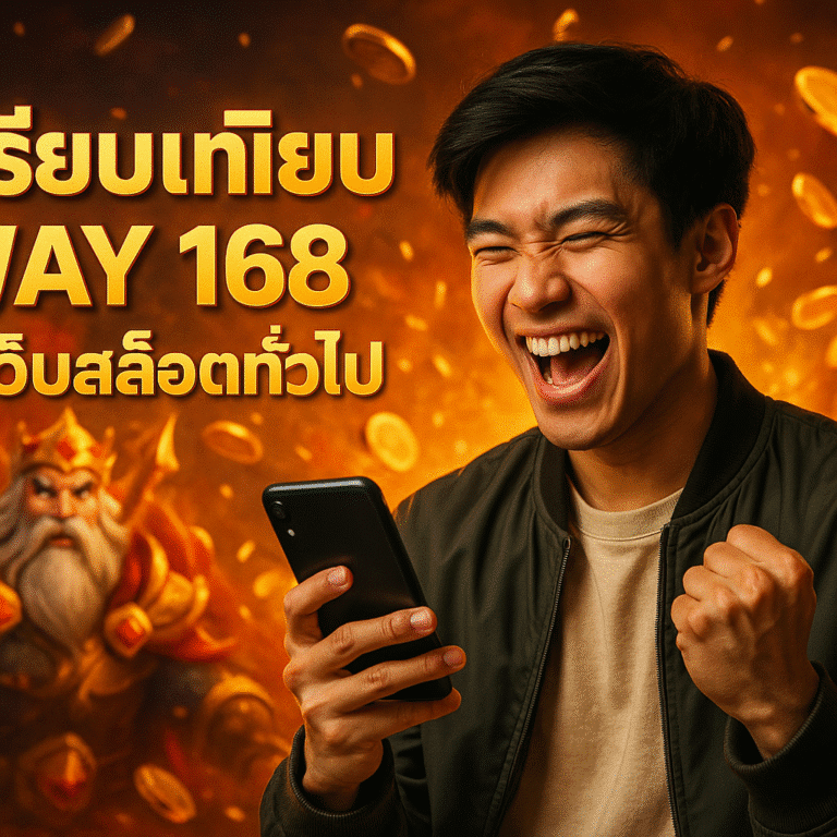 เปรียบเทียบ WAY 168 กับเว็บสล็อตทั่วไป