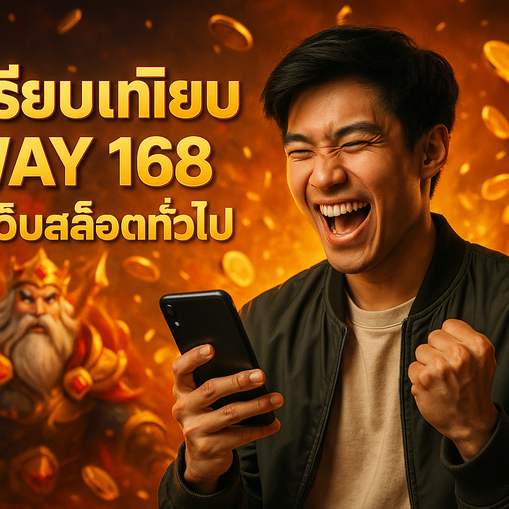 เปรียบเทียบ WAY 168 กับเว็บสล็อตทั่วไป