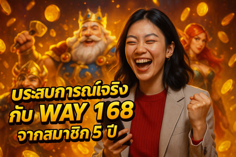 ประสบการณ์จริงกับ WAY 168 จากสมาชิก 5 ปี